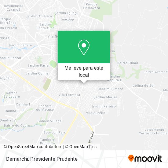 Demarchi mapa