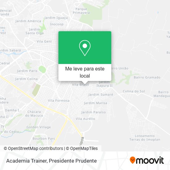 Academia Trainer mapa