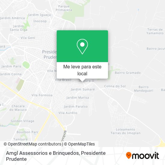 Amgl Assessorios e Brinquedos mapa