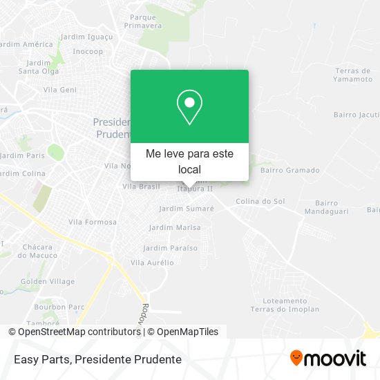 Easy Parts mapa