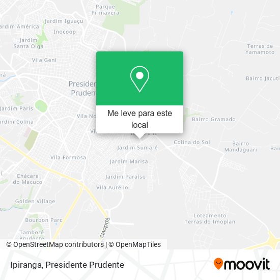 Ipiranga mapa