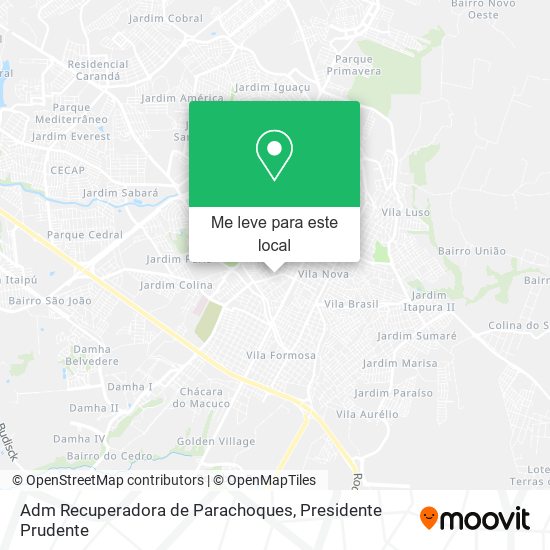 Adm Recuperadora de Parachoques mapa