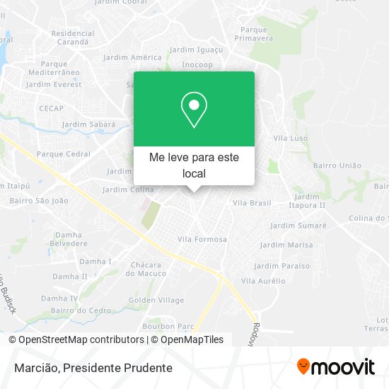 Marcião mapa