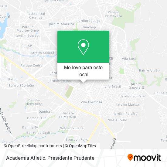 Academia Atletic mapa