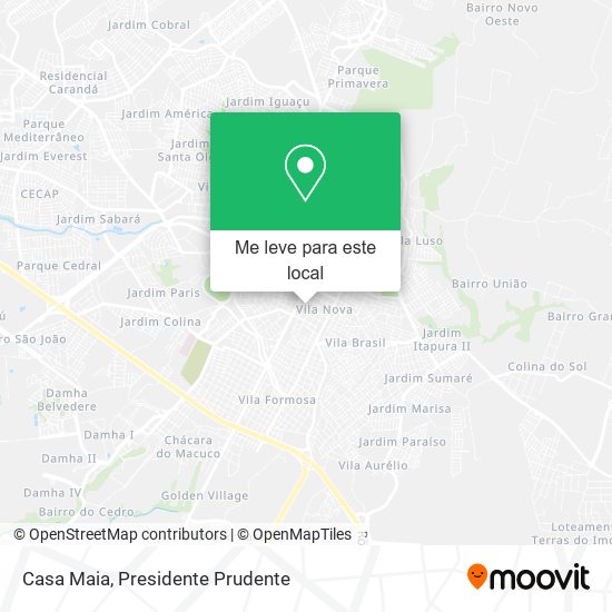 Casa Maia mapa