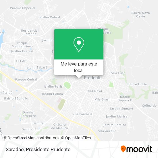 Saradao mapa