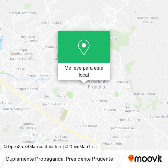 Duplamente Propaganda mapa