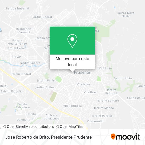 Jose Roberto de Brito mapa