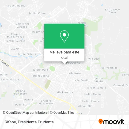 Rifane mapa