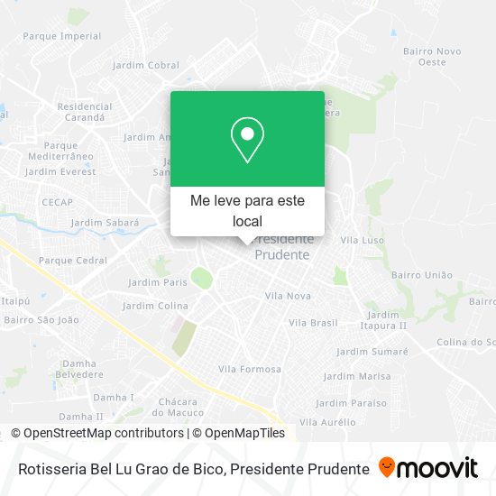 Rotisseria Bel Lu Grao de Bico mapa