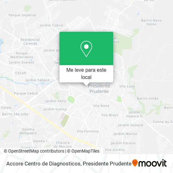 Accore Centro de Diagnosticos mapa