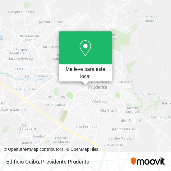 Edifício Gaibú mapa