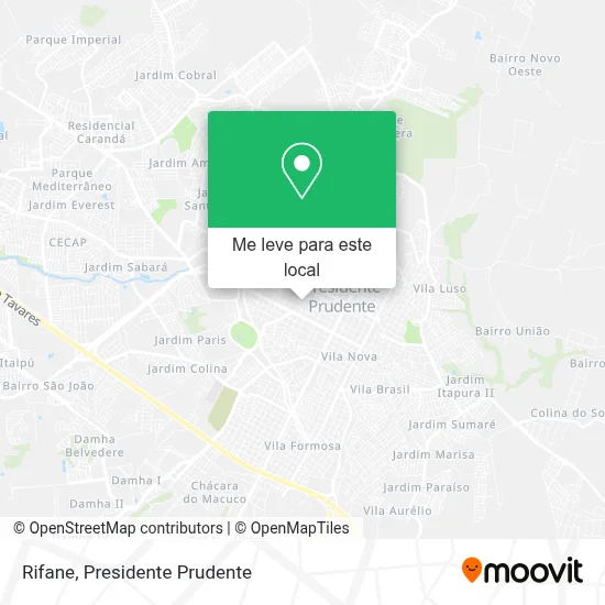 Rifane mapa