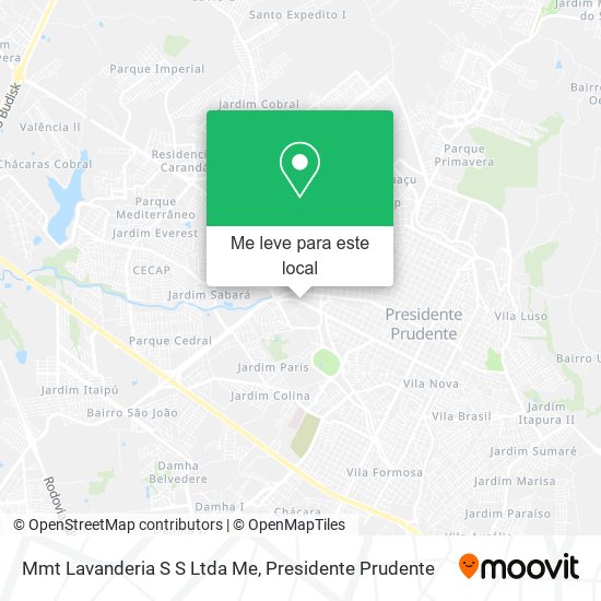 Mmt Lavanderia S S Ltda Me mapa