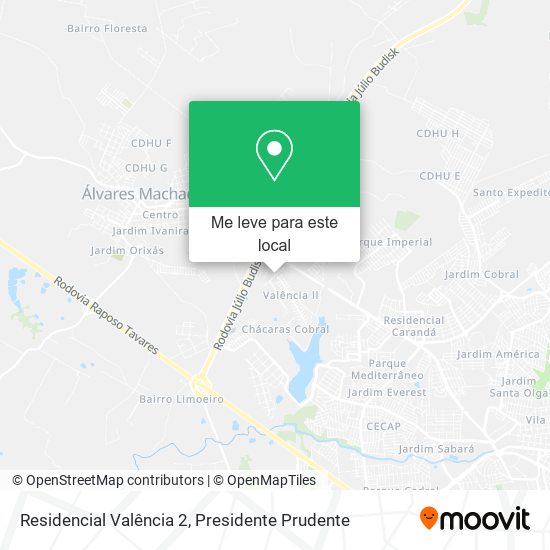 Residencial Valência 2 mapa