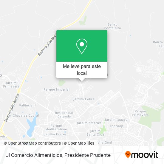 Jl Comercio Alimenticios mapa