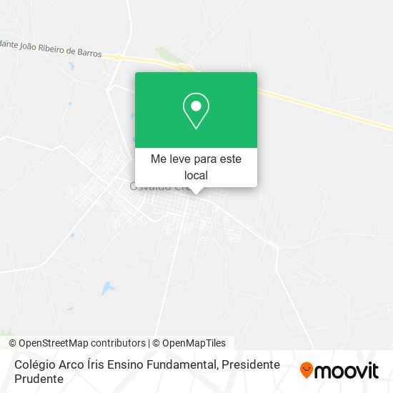 Colégio Arco Íris Ensino Fundamental mapa