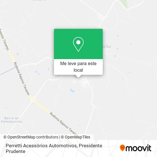 Perretti Acessórios Automotivos mapa