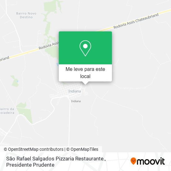São Rafael Salgados Pizzaria Restaurante. mapa