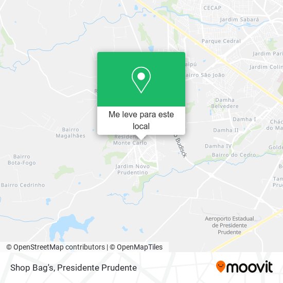 Shop Bag's mapa