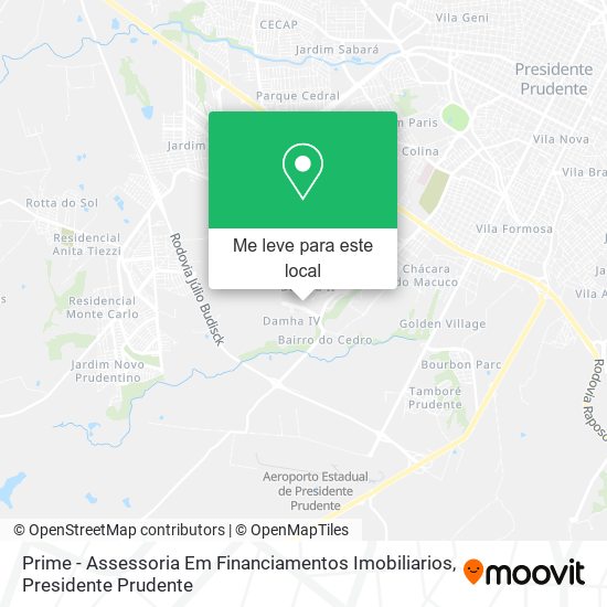 Prime - Assessoria Em Financiamentos Imobiliarios mapa