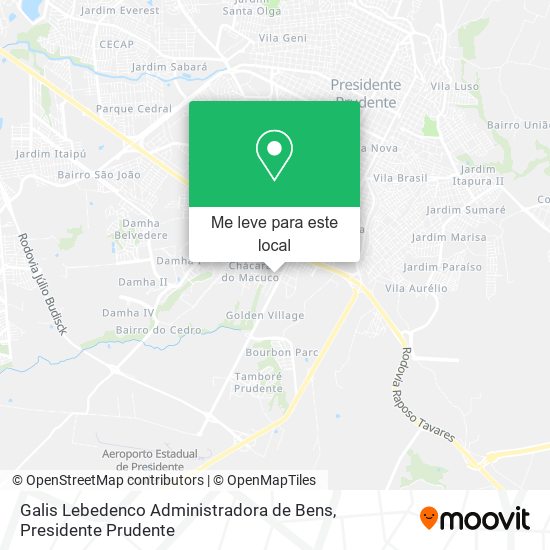 Galis Lebedenco Administradora de Bens mapa