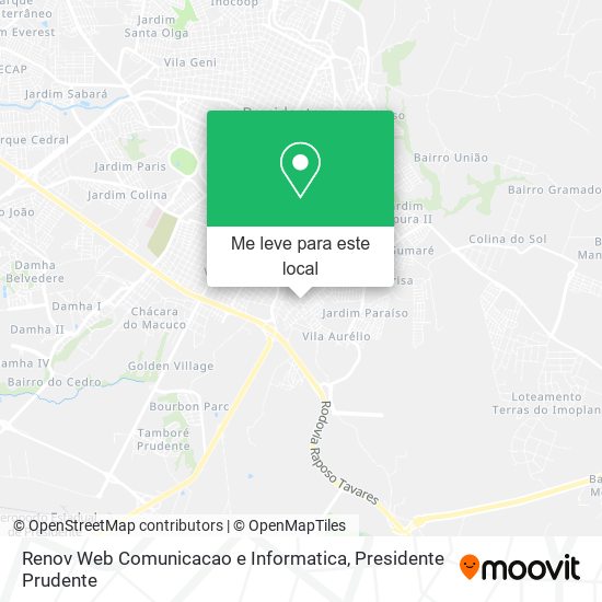 Renov Web Comunicacao e Informatica mapa