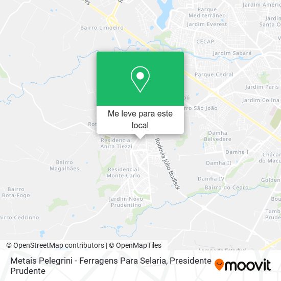 Metais Pelegrini - Ferragens Para Selaria mapa