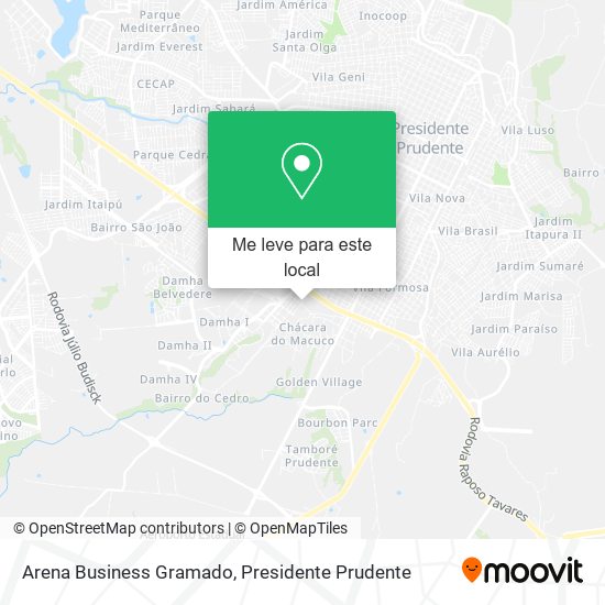 Arena Business Gramado mapa