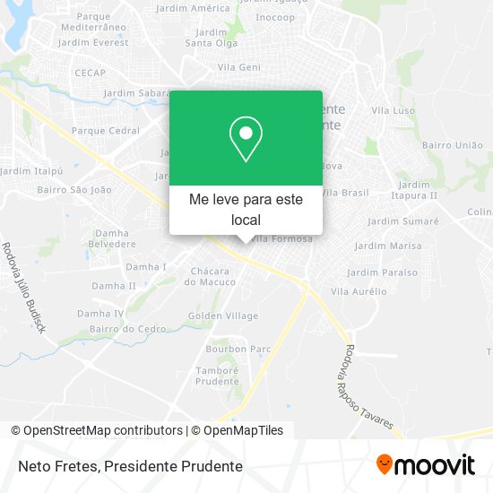 Neto Fretes mapa