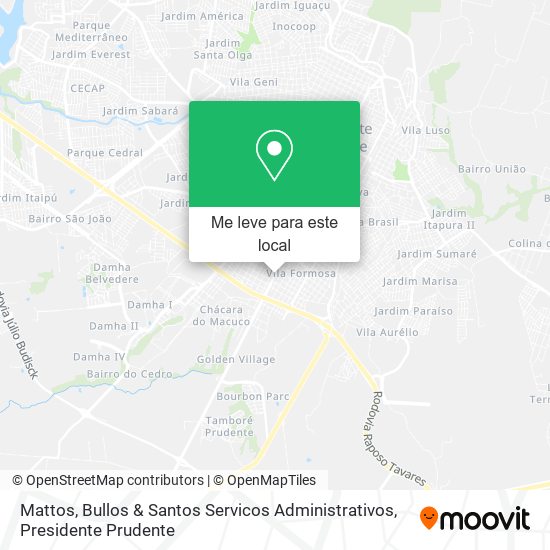 Mattos, Bullos & Santos Servicos Administrativos mapa