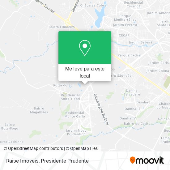 Raise Imoveis mapa