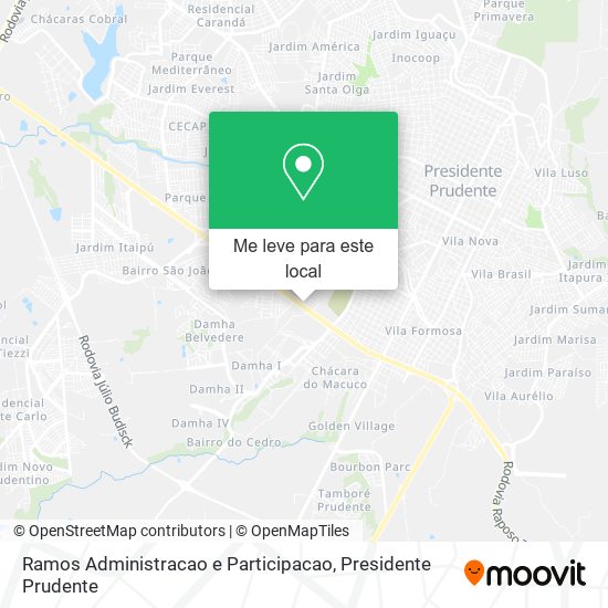 Ramos Administracao e Participacao mapa