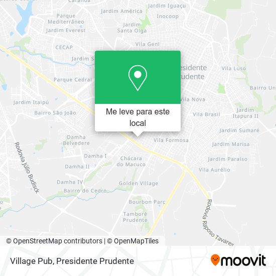 Village Pub mapa
