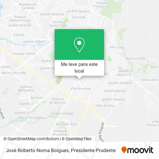 José Roberto Noma Boigues mapa