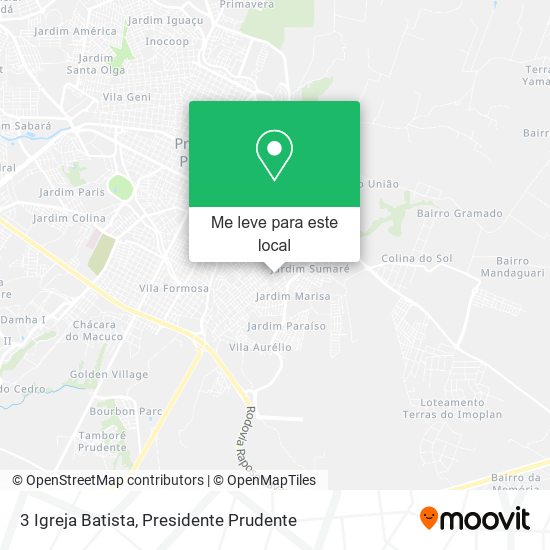 3 Igreja Batista mapa