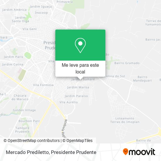 Mercado Prediletto mapa