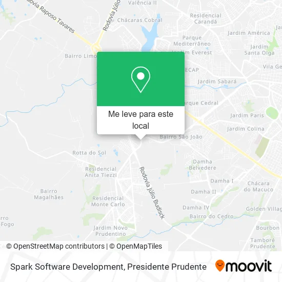 Spark Software Development mapa