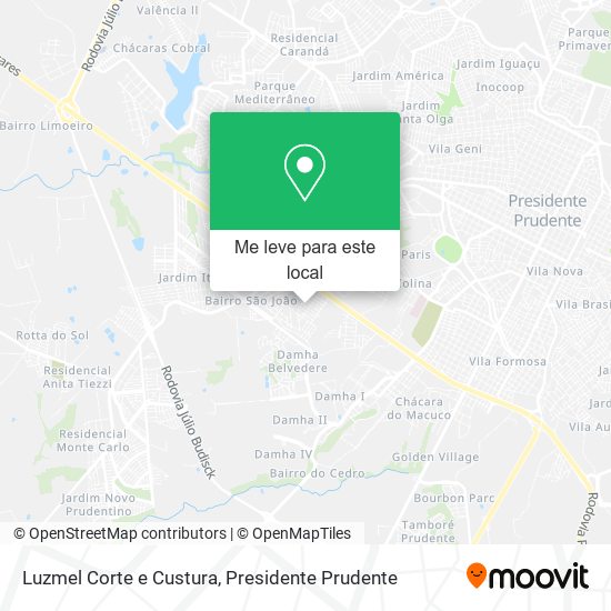 Luzmel Corte e Custura mapa