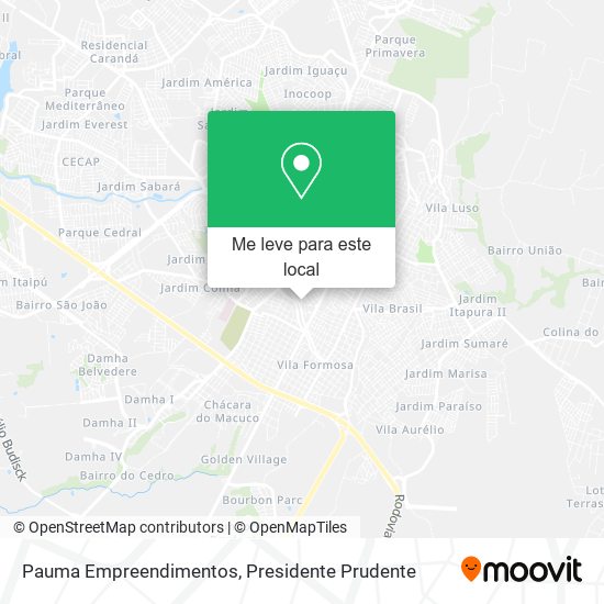 Pauma Empreendimentos mapa