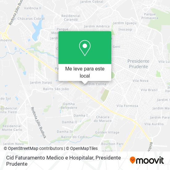 Cid Faturamento Medico e Hospitalar mapa