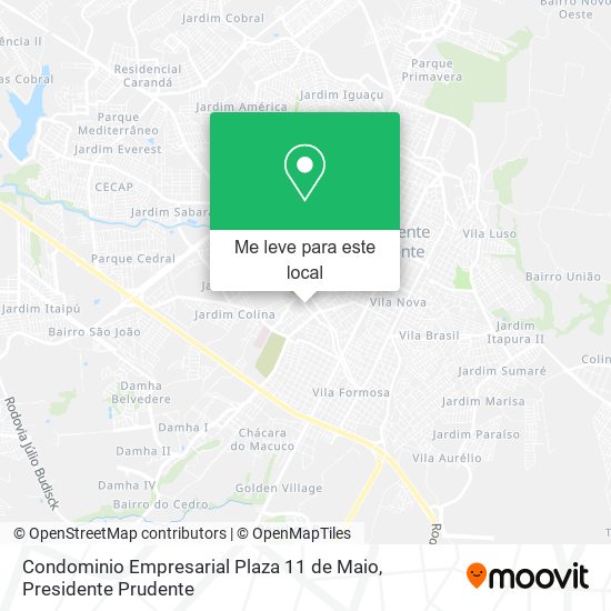 Condominio Empresarial Plaza 11 de Maio mapa