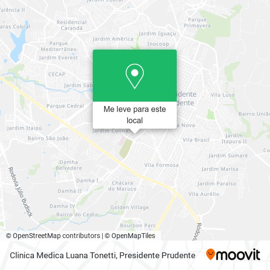 Clinica Medica Luana Tonetti mapa