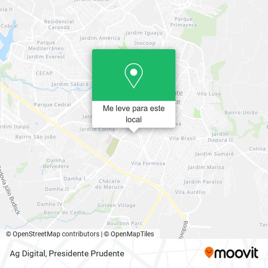 Ag Digital mapa