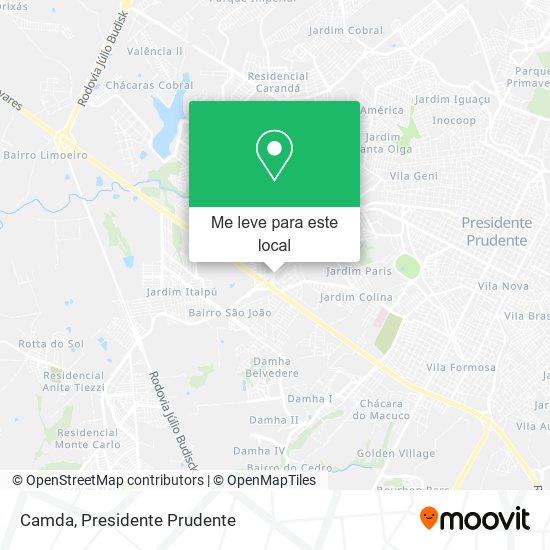 Camda mapa