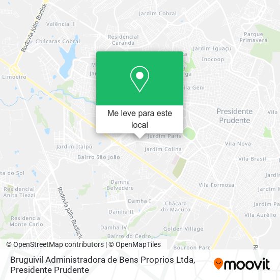 Bruguivil Administradora de Bens Proprios Ltda mapa