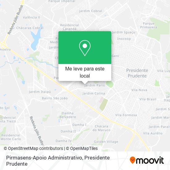 Pirmasens-Apoio Administrativo mapa