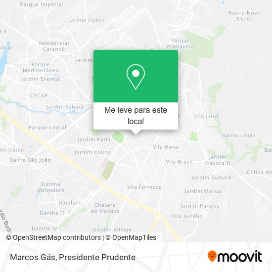 Marcos Gás mapa