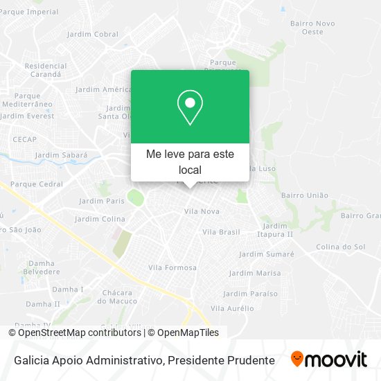 Galicia Apoio Administrativo mapa