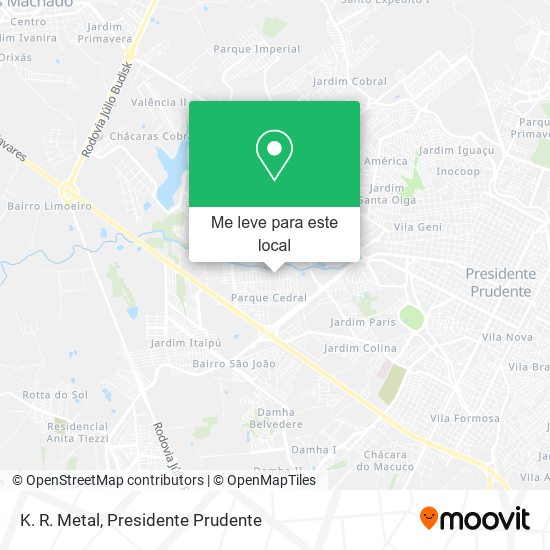K. R. Metal mapa